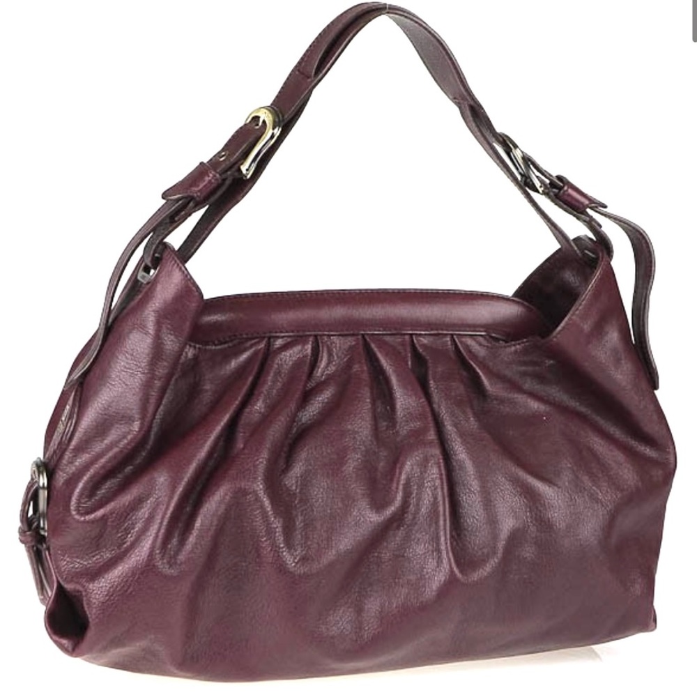 Fendi Bordeaux Hobo Doctor/Bag/Leather